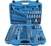 BGS Jeu de clés à douille "Gear Lock" entraînement 6,3 mm (1/4") / 10 mm (3/8") / 12,5 mm (1/2") 218pcs - 2290