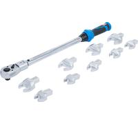 BGS Jeu de clés dynamométriques pour outils à emmancher 14 x 18 mm 40 - 210 Nm 11pcs - 7193