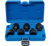 BGS Jeu de douilles à embout de force entraînement carré intérieur 20 mm (3/4") profil T (pour Torx) T55 - T100 6 pces - 5055