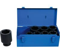 BGS Jeu de douilles de force hexagonale profonde entraînement carré intérieur 25 mm (1") SW 27 - 50 mm 8pcs - 5500