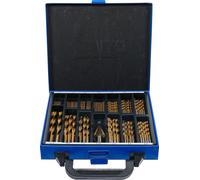 BGS Jeu de forets hélicoïdaux et étagés HSS titane nitruré 1 - 10 mm 119pcs - 2009