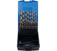 BGS Jeu de forets hélicoïdaux HSS-G M35 acier au cobalt 1 - 10 mm 19 pces - 9297