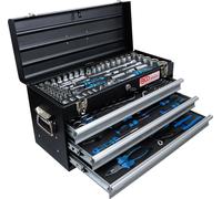BGS Mallette à outils en métal 3 tiroirs 143 outils – 3318