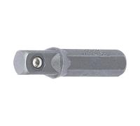 BGS technic Adaptateur à cliquet pour embouts, 6,3 mm (1/4") - mâle 6,3 mm (1/4") 30 mm BGS Quantité:1