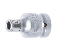 BGS technic Adaptateur avec bille de retenue 12,5 mm (1/2") six pans intérieurs 6,3 mm (1/4") BGS Quantité:1