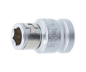 BGS technic BGS Adaptateur d'embout avec bille de retenue Douille carrée 10 mm (3/8") Douille hexagonale 8 mm (5/16") Quantité:1