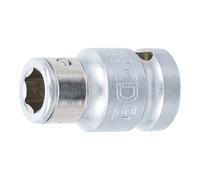 BGS technic BGS Adaptateur d'embout avec bille de retenue Entraînement carré 12,5 mm (1/2") Douille hexagonale 10 mm (3/8") Quantité:1