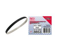 BGS technic BGS Bande à poncer 10 mm x 330 mm 12 pièces pour art. 8853 Quantité:1
