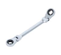 BGS technic BGS Clé à cliquet double articulée, avec têtes à profil E, SW E20 x E24 Quantité:1
