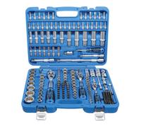 BGS technic BGS Coffret de douilles douze pans 6,3 mm (1/4") / 10 mm (3/8") / 12,5 mm (1/2") 192 pièces Kraftmann Quantité:1
