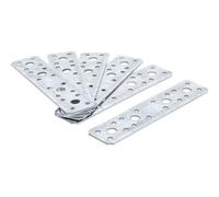 Bgs Technic - Bgs Do It Yourself Flachverbinder-sortiment Tlg. Assortiment De Connecteurs Plats Bgs Diy 80791-180 X 40 X 2 Mm-6 Pièces