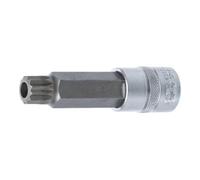 BGS technic BGS Douille à embouts longueur 100 mm 12,5 mm (1/2") denture multiple intérieure (pour XZN) avec perçage M18 Quantité:1