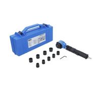 BGS hocs pneumatique coudée & jeu de douilles de force 12,5 mm (1/2") 650 Nm 10pcs - 74348