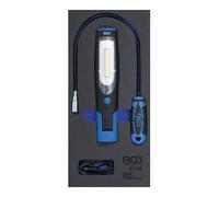 BGS 4146 | Insert de servante d'atelier 1/3 : Lampe à main et lampe magnétique | 3 pièces