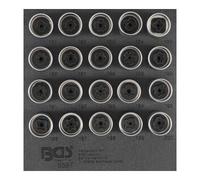 BGS technic BGS Insert de servante d'atelier 1/6 : Jeu d’outils pour écrous antivol pour Opel (type B) 20 pièces Kraftmann Quantité:1