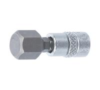 BGS technic – Douille à embout 2161-12 – Carré 6,3 mm (1/4") – Six pans creux 12 mm