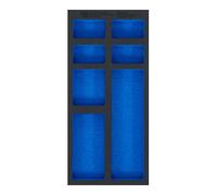 BGS technic BGS Insert pour servante d’atelier 1/3, vide : 7 compartiments, 408 x 189 x 32 mm Quantité:1