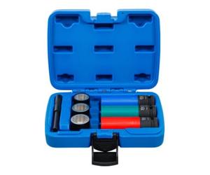 BGS technic BGS Jeu d’embouts ouille à profil spiralé / extracteurs de vis & jeu d’embouts renforcés, entraînement carré intérieur 12,5 mm (1/2"), 17 / 19 / 21 mm, 7 pièces Quantité:1