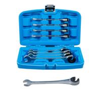 BGS Jeu de clés mixtes à cliquet ouvertes SW 8 - 17 mm 9pcs - 30849