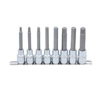 BGS technic BGS Jeu d'embouts, entraînement carré intérieur 12,5 mm (1/2"), hexagone intérieur 5 - 13 mm, 8 pièces Quantité:1