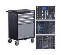 BGS technic BGS Servante d'atelier, "Profil Junior" 4 tiroirs avec 151 outils Quantité:1