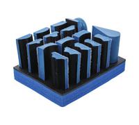 BGS technic – Jeu de blocs abrasifs auto-agrippants 74365 – 16 pièces