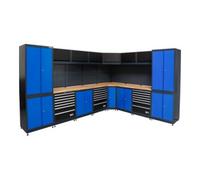 BGS technic BGS Système d'armoire murale, atelier, bois, 8 modules Quantité:1