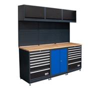 BGS technic BGS Système mural de rangement, pack de démarrage, bois, 3 modules Quantité:1