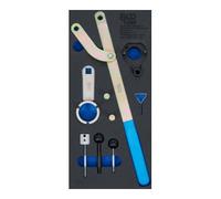 BGS Garniture de servante d'atelier 1/3 : Jeu d'outils de réglage de moteur pour VAG 2.0 TDI Common Rail - 74309