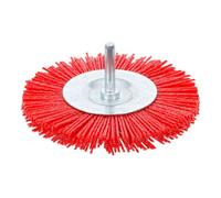 BGS technic Brosse plate nylon 100 mm tige 6 mm BGS Quantité:1