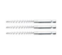 BGS technic Brosse plate Nylon 8 mm 6,3 mm (1/4") 3 pièces Kraftmann Quantité:1