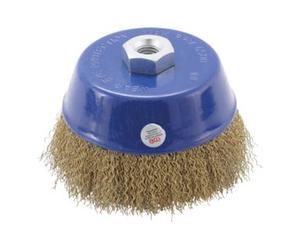 BGS technic Brosse ronde réception M14 x 2 Ø 125 mm x 75 mm BGS Quantité:1