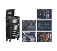 BGS technic Chariot d'atelier BGS Profi Standard Maxi 12 tiroirs avec 263 outils Quantité:1
