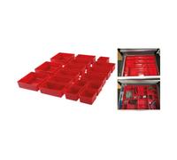 BGS technic Compartiments de rangement en matière plastique pour servante d’atelier 17 pièces Kraftmann Quantité:1
