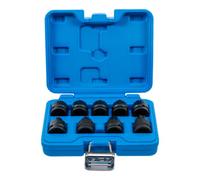 BGS technic KG Jeu de douilles embouts Torx à choc T20 - T70 12,5 mm (1/2") 9 pièces