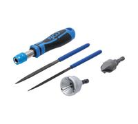BGS technic Ébarbeur interne/externe et jeu de limes 5 pièces BGS Quantité:1