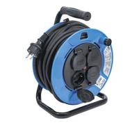 BGS technic Enrouleur de câble 25 m 3 x 1,5 mm² 4 prises de courant avec clapet de fermeture IP 44 3500 W BGS Quantité:1