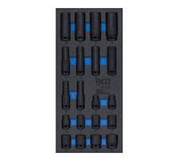 BGS technic KG – Douilles à choc BGS 4130 1/2 (12,5 mm) 10–24 mm profondes 20 pièces 1/3 de tiroir