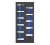 BGS technic Insert de servante d'atelier 1/3 : Douilles pour clé, six pans 10 mm (3/8") 8 - 19 mm profondes 11 pièces BGS Quantité:1