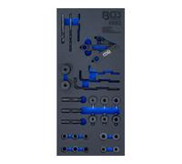 BGS technic Insert de servante d'atelier 1/3 : Jeu d’outils et gabarits de perçage de culasse 28 pièces Kraftmann Quantité:1