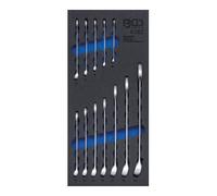 BGS technic Insert de servante d'atelier 1/3 : Jeu de clés mixtes 6 - 22 mm| 12 pièces BGS Quantité:1