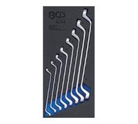BGS technic Insert de servante d'atelier 1/3: Jeu de clés polygonale 6 x 7 - 20 x 22 mm contre coudées 8 pièces BGS Quantité:1