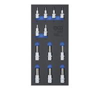 BGS technic Insert de servante d'atelier 1/3 : Jeu de douilles à embouts six pans intérieurs 12,5 (1/2")12 pièces BGS Quantité:1