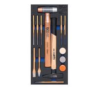 BGS technic Insert de servante d'atelier 1/3 : Jeu de marteaux, de burin 14 pièces BGS Quantité:1