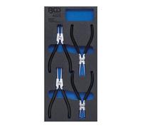 BGS technic KG Insert 1/3 pour servante d'atelier BGS 4025 – Jeu de pinces à circlips 4 pièces