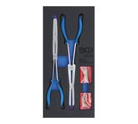BGS technic KG – Jeu de pinces à circlips 9836, 345 mm, double articulation, pointes interchangeables