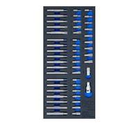 BGS 4093 1/3 Insertion pour servante d'atelier : Jeu d'embouts combinés, 49 pcs.