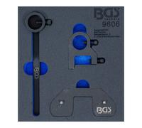 BGS Garniture de servante d'atelier 1/6 : Jeu d'outils de réglage de l'arbre d'équilibrage pour moteurs Land Rover / Citroën / Mitsubishi / Peugeot / Ford 2.2 DOHC Diesel - 9606