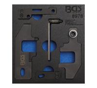 BGS 8978 | Insert de servante d'atelier 1/6 : Coffret de calage | pour PSA, Toyota 1.0, 1.2 VTi