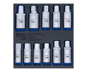 BGS technic Insert de servante d'atelier 1/6 : Jeu d’extracteurs de goujon 5 - 16 mm 11 pièces BGS Quantité:1